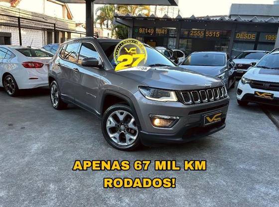 JEEP COMPASS 2.0 16V FLEX LONGITUDE AUTOMÁTICO JEEP COMPASS 2.0 16V FLEX LONGITUDE AUTOMÁTICO